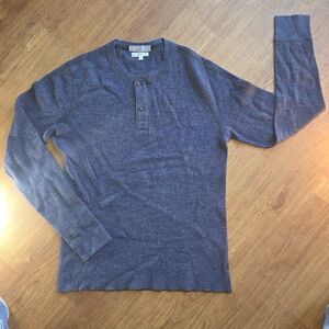 Banana Republic Navy Blue Long Sleeve Henley